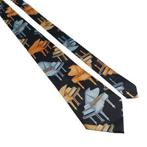 Baby Grand Piano Novelty A Rogers Men Necktie Tie Designer Music Teacher Gift